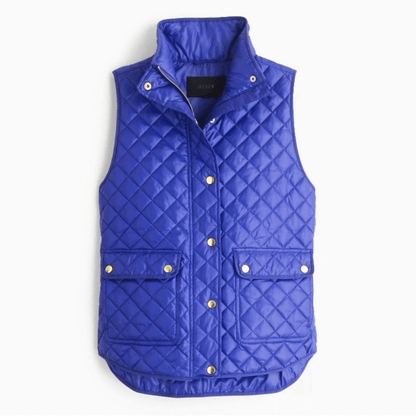 J. Crew Down Field Quilted Puffer Vest Size Small