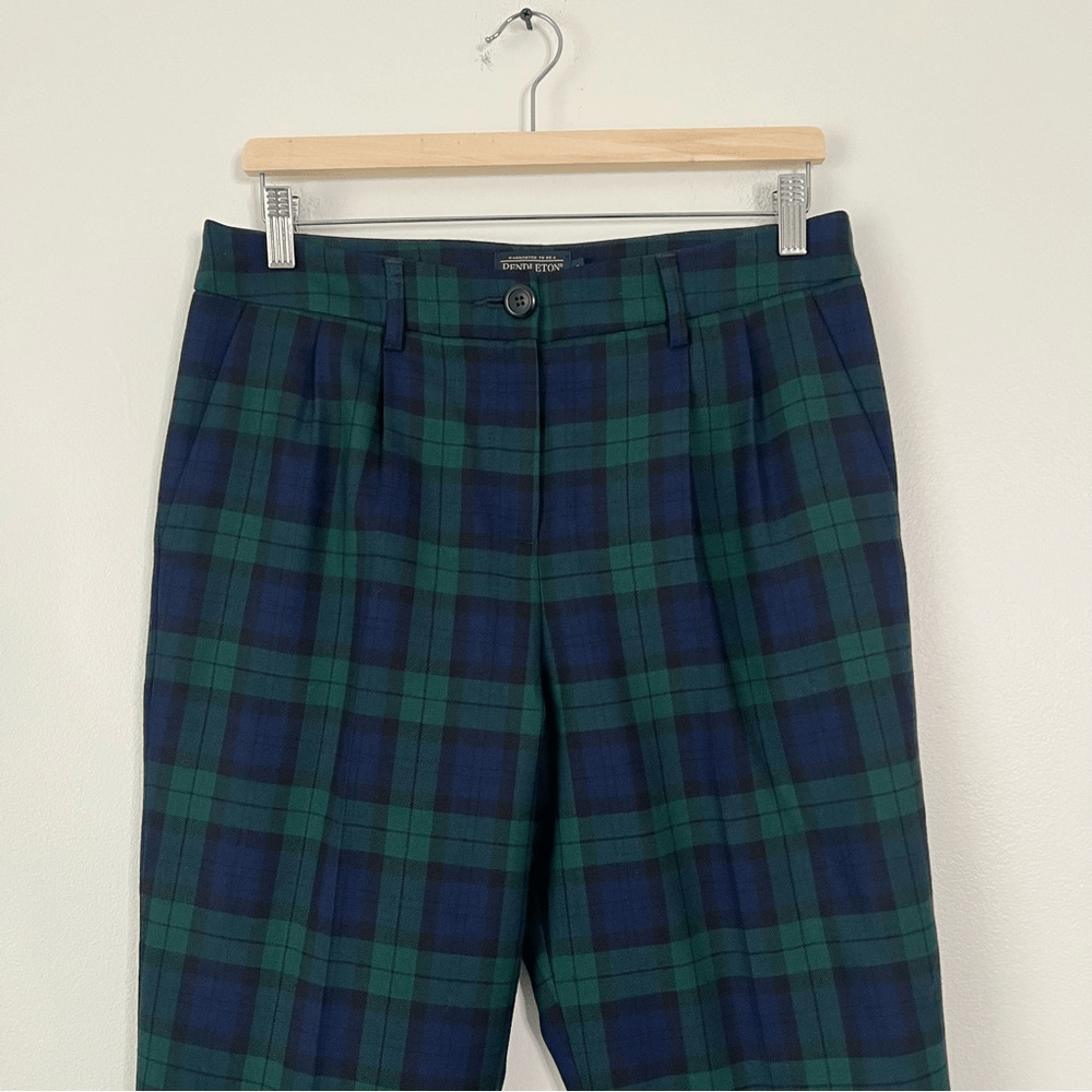 Pendleton Woolenmills Virgin Wool Plaid Trousers Dress Pants Size 8