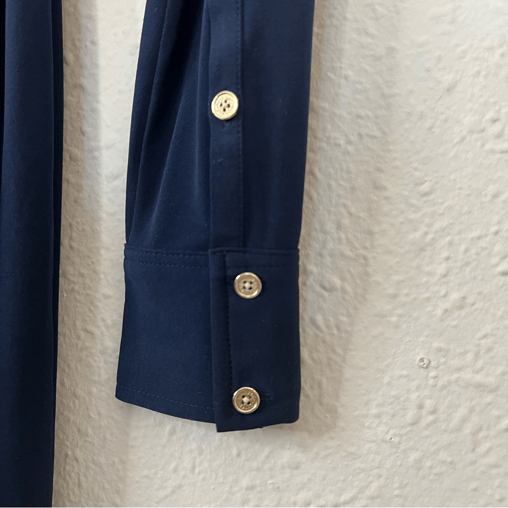 Calvin Klein Denim Belted Shirt Dress