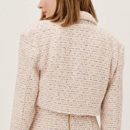 For Love & Lemons Dionne Cropped Blazer in Carnation NEW Size XS (BLAZER ONLY)