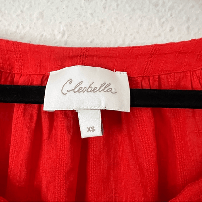 CLEOBELLA Rylan Blouse in Orange Size XS