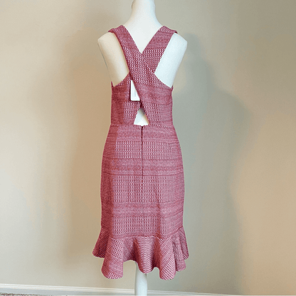 Banana Republic Jacquard Knit Mini Dress NEW Cross Back Size 6