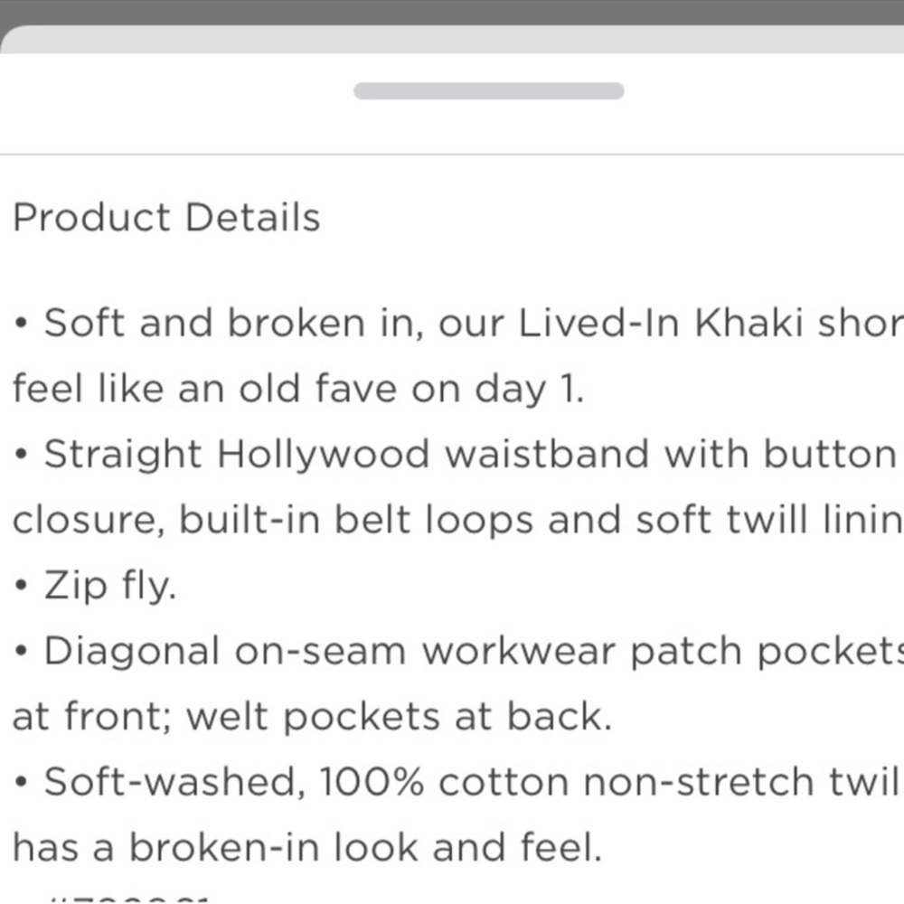 Old Navy Lived-In Straight Cargo Khaki Shorts NEW Size 31