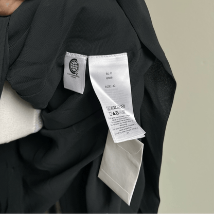 GANNI Smocked Bib Long Sleeve Chiffon Mini Dress NEW EU 42 (US 10/12)