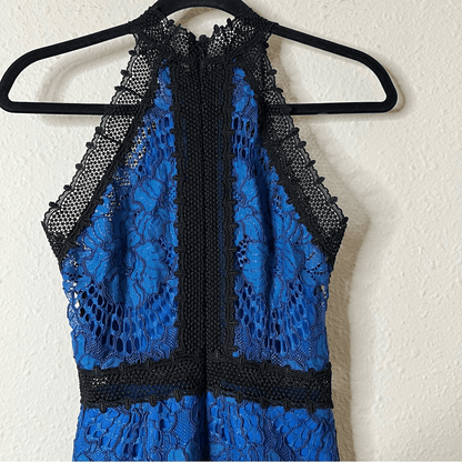 ALEXIS Marlowe Halter Lace Midi Dress Size XS