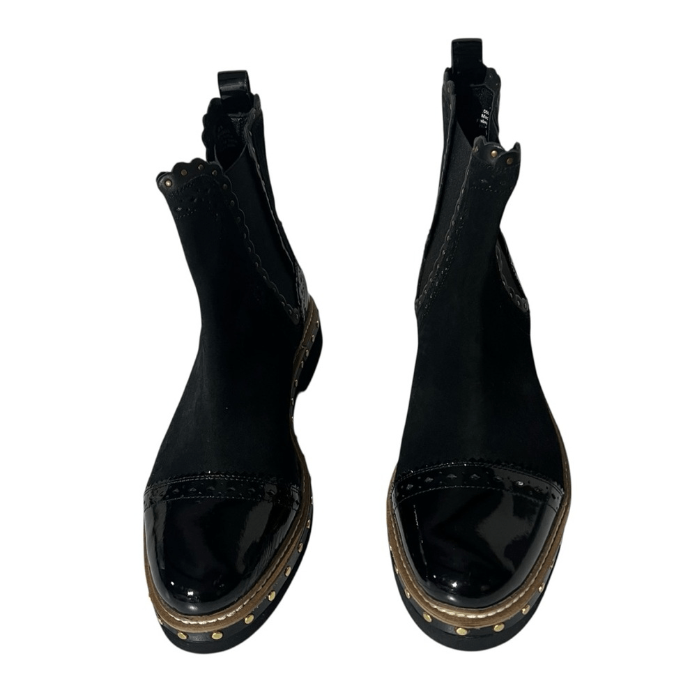 Free People Black Chelsea Boots with Studded Detailing NWOT Size 37,5