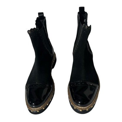 Free People Black Chelsea Boots with Studded Detailing NWOT Size 37,5