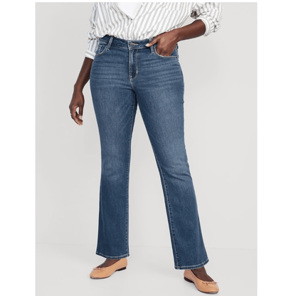 Old Navy Mid-Rise Kicker Boot-Cut Jeans NEW Plus Size 28