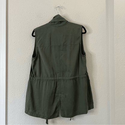 Sanctuary Army Green Utility Vest Size Large