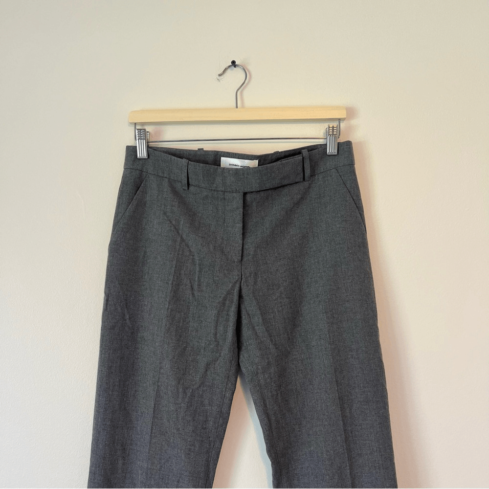 RONNY KOBO 90's Trouser Dress Pants in Grey NEW Size Small Low Rise Y2K 90s
