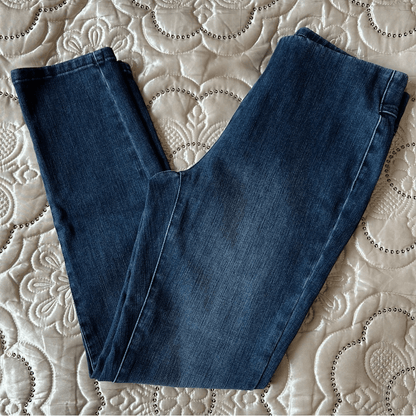 Soft Surroundings Pull On High Rise Skinny Denim Jeans Size XS Petites