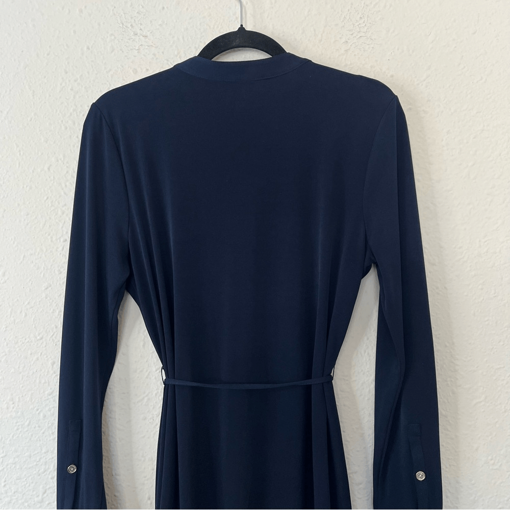 Calvin Klein Denim Belted Shirt Dress