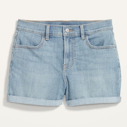 Old Navy Mid-Rise Wow Jean Shorts for Women 3" inseam NEW Plus Size 22