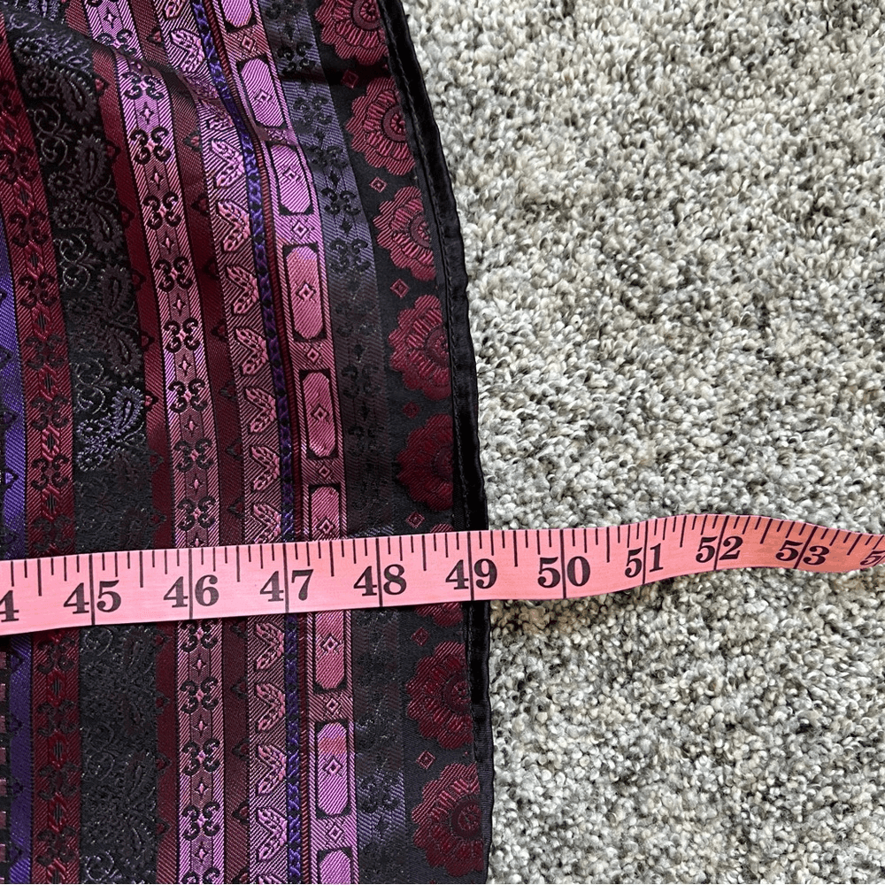 Jessica McClintock Gunne Sax Vintage 1990s Column Brocade Gown Size 5 Strapless