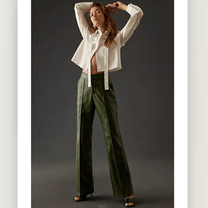 Anthropologie Avec Les Filles Faux Leather Pants NEW Size 8