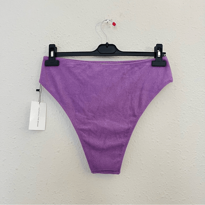 Faithfull The Brand Citra Bikini Bottom in Grape NEW Size 12/XXL