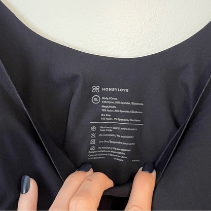 Honeylove Liftwear Cami NEW Size XL in Black Vamp
