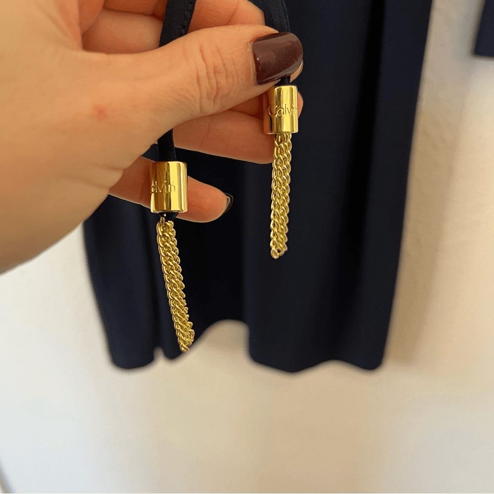 Calvin Klein Denim Belted Shirt Dress