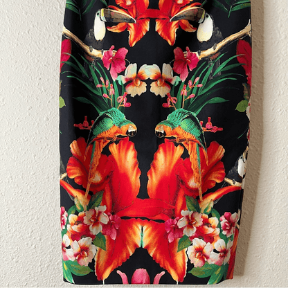 Ted Baker Tropical Toucan Pencil Skirt Size 1