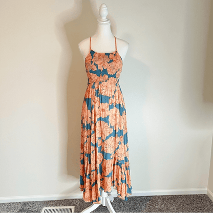 REVOLVE Free People Intimately Heatwave Floral Midi Dress Size Small