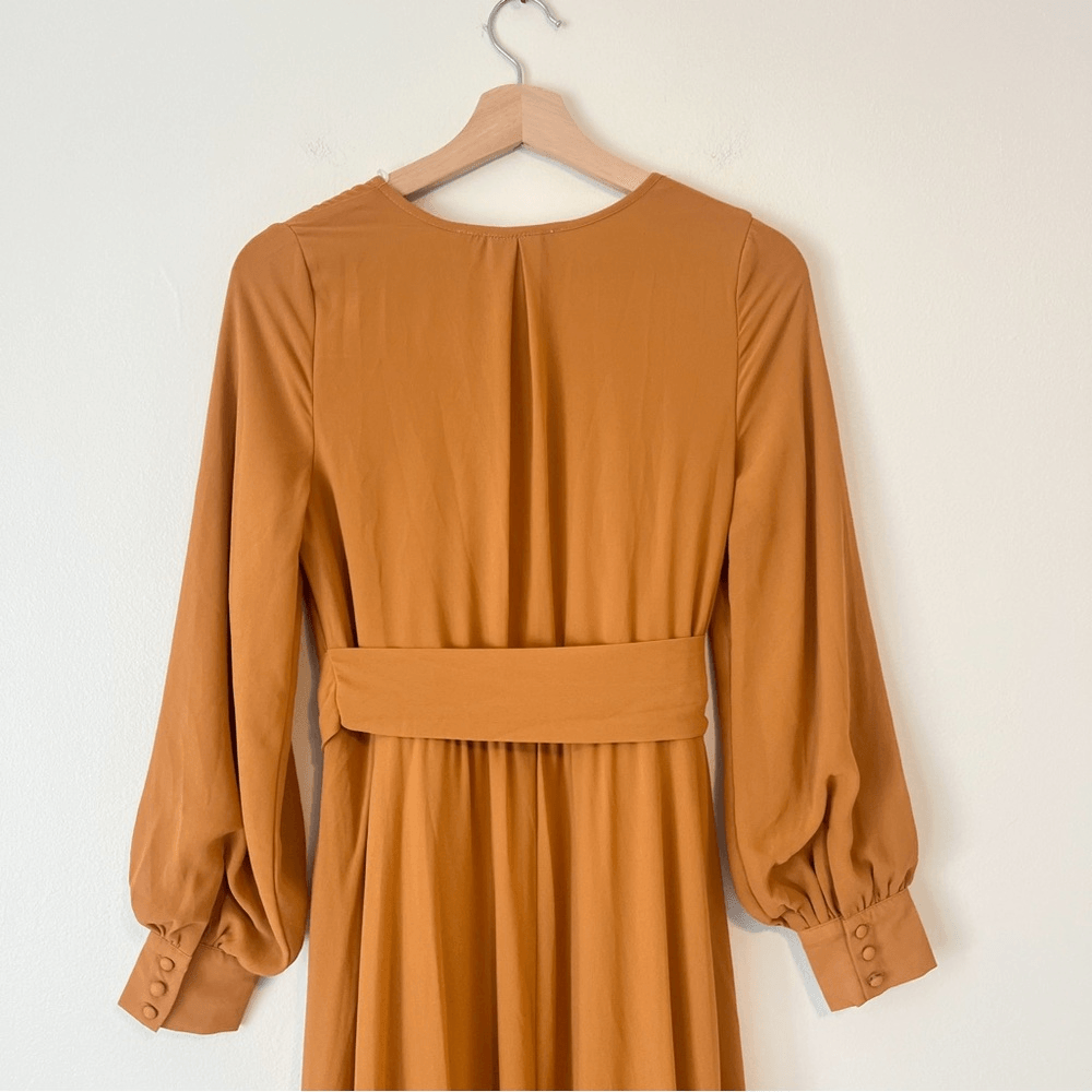 Jessakae Collection Marigold Long Maxi Dress Size Small Chiffon