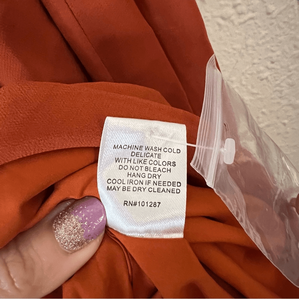 ALEXIA ADMOR Long Sleeve Fit and Flare Mini Chiffon Dress NEW Size 12