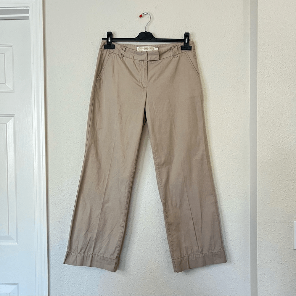 J. Crew City Fit Classic Twill Chino Pants Size 4S