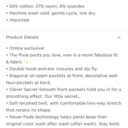 Old Navy High-Rise Pixie Flare Pants  NEW Plus Size 24