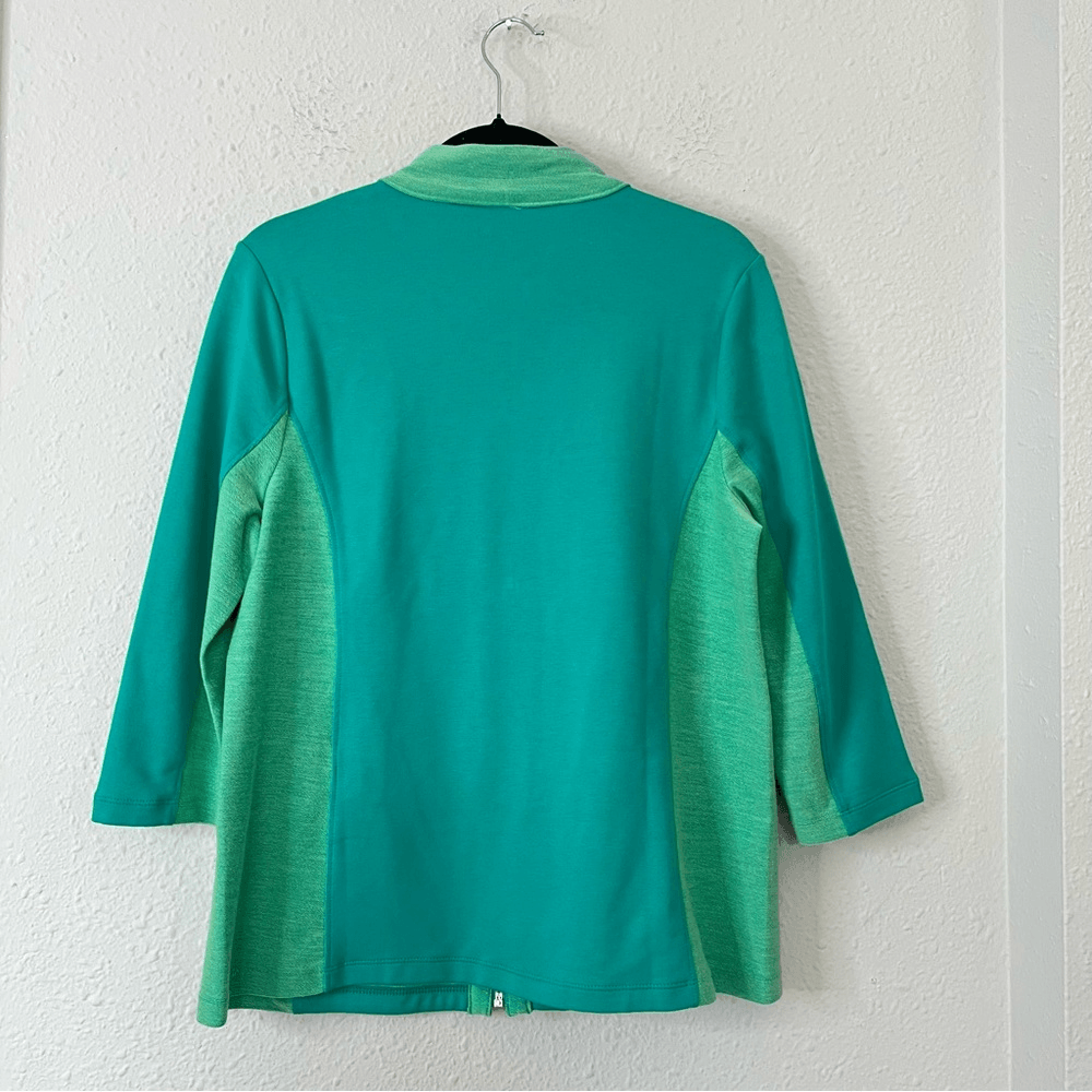 Chico's Weekends Color Twist Zip-Front Jacket