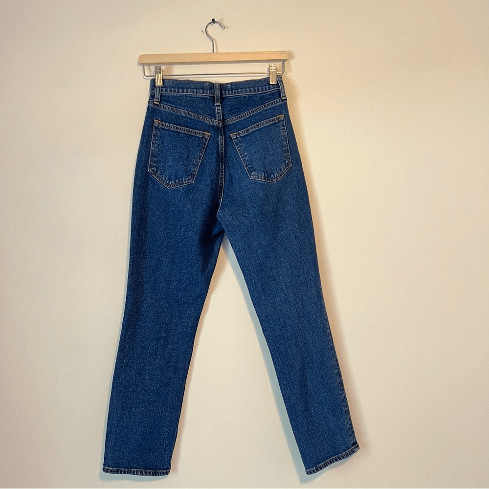 Abercrombie & Fitch Curve Love The Ankle Straight Ulta High Rise Jeans Size 26/2