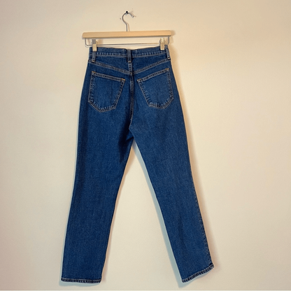 Abercrombie & Fitch Curve Love The Ankle Straight Ulta High Rise Jeans Size 26/2