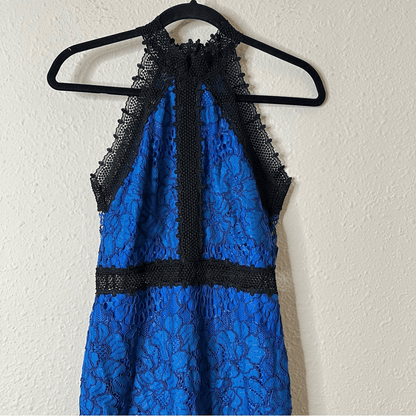 ALEXIS Marlowe Halter Lace Midi Dress Size XS