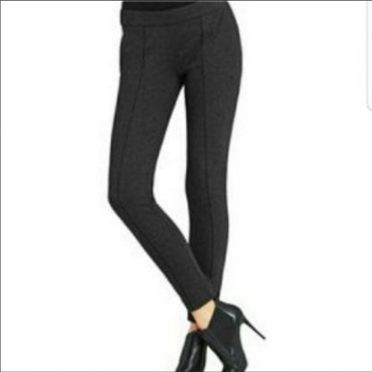 Cabi Heather Black Audrey Skinny Ankle Pants Leggings Size 2