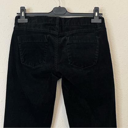 J. Crew City Fit Black Corduroy Pants Size 26R