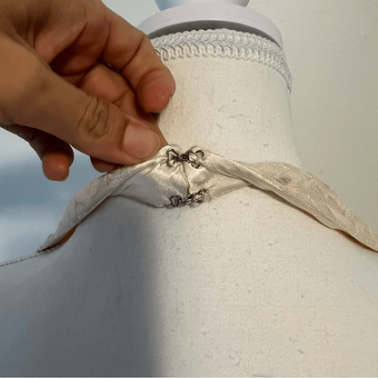 Vintage Butter Yellow Y2K Lace Satin Halter Maxi Dress Size 10