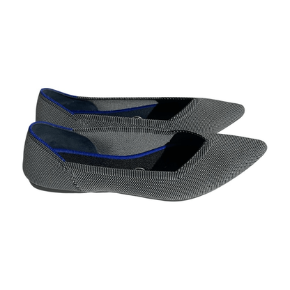 Rothy’s The Point Cloud Grey Birdseye Pointed Toe Flat