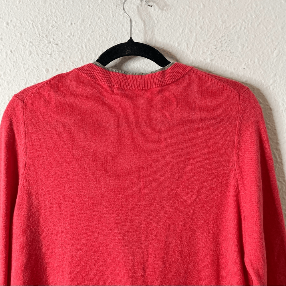 Boden V neck Cardigan Size 16 Cashmere Rabbit Hair Blend