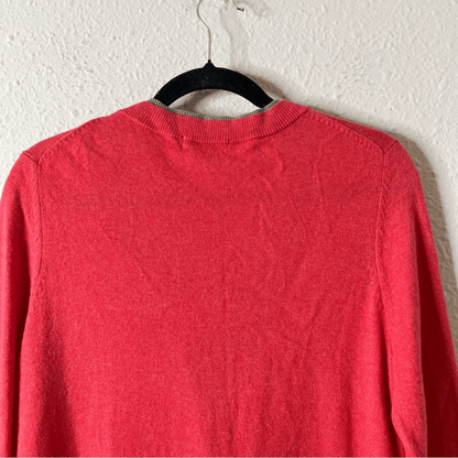 Boden V neck Cardigan Size 16 Cashmere Rabbit Hair Blend