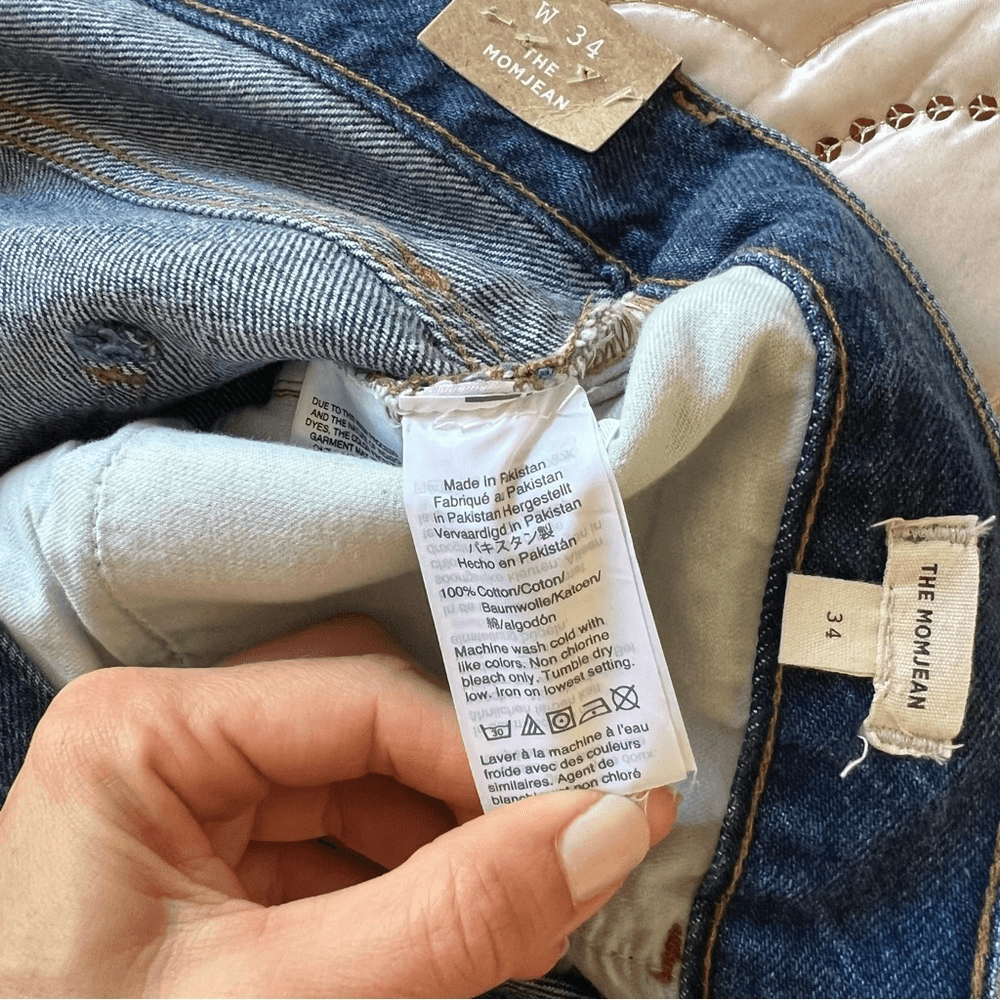 Madewell High Rise The Mom Jean NEW Size 34 Medium Wash