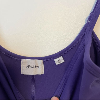 Aritzia Wilfred Free DIVINITY Romper in Purple Size XS