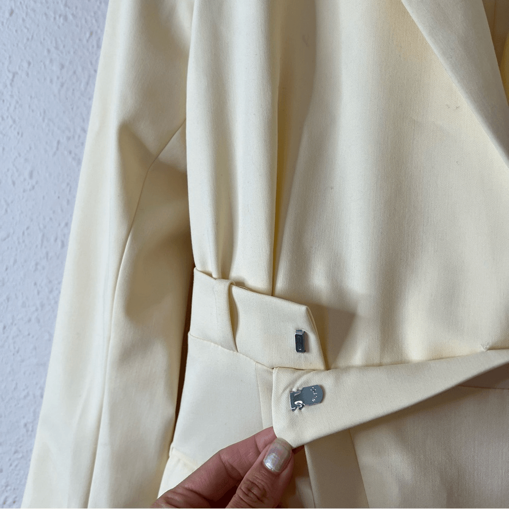 ZARA Butter Yellow Blazer Mini Dress  Blogger Favorite Size Small