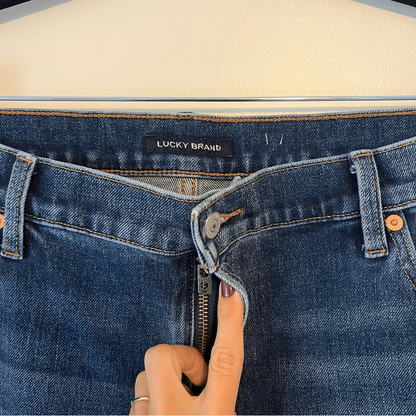 Lucky Brand Mid Rise Crop Wide Leg Jeans NWOT Plus Size 20