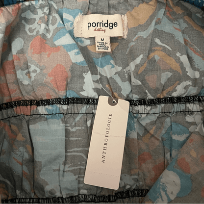 Anthropologie Porridge Tiered Poplin Blouse NEW Size Medium