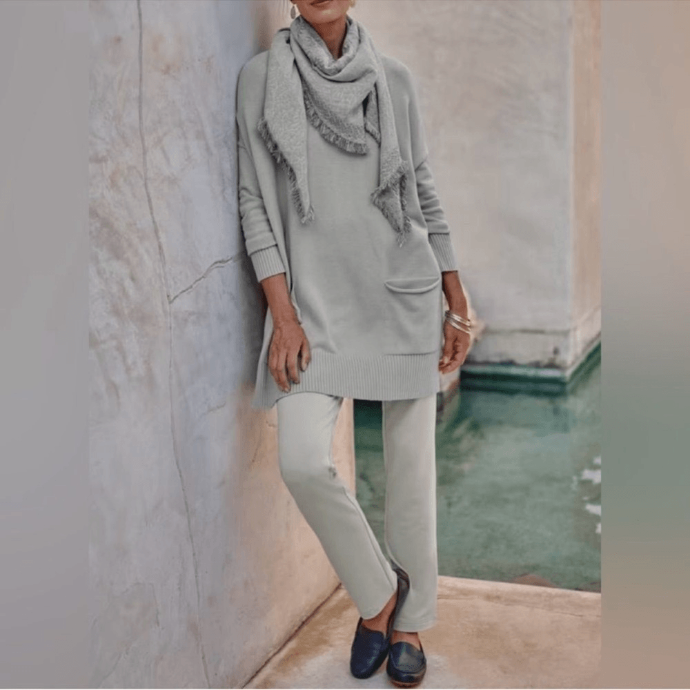 J. Jill Pure Jill Affinity French Terry Slim Leg Pants NEW Pima Cotton Size XL