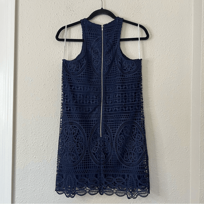 Lovers + Friends Caspian Mini Shift Dress Navy Blue Size XS
