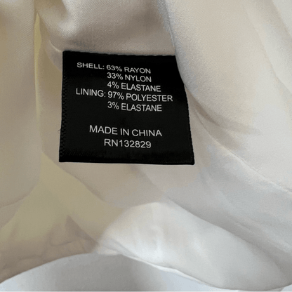 Revolve NBR Long Sleeve Hastings Mini Dress in White NEW Size Small