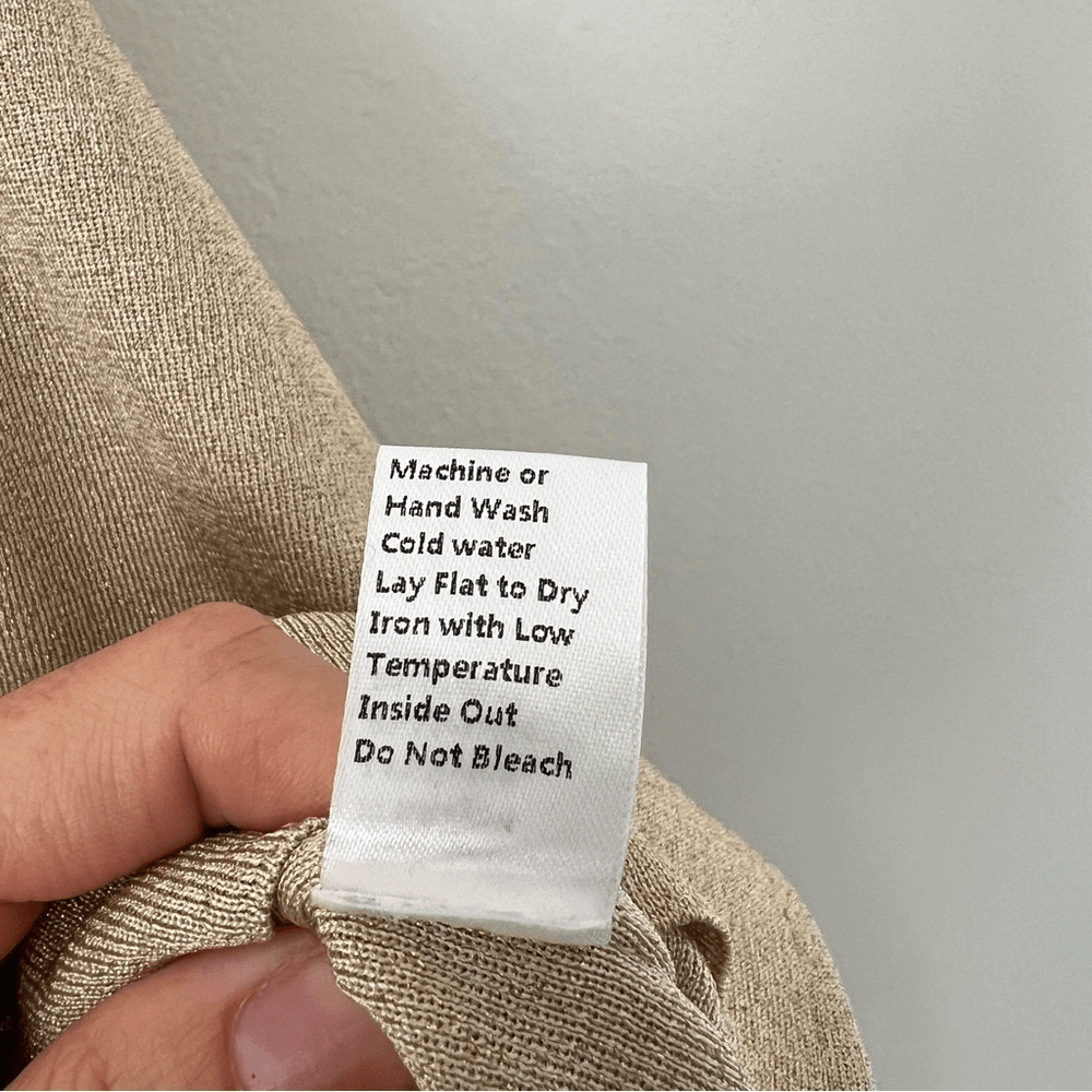 Ming Wang Metallic Gold Shimmer Tank Shell Top Plus Size 3X