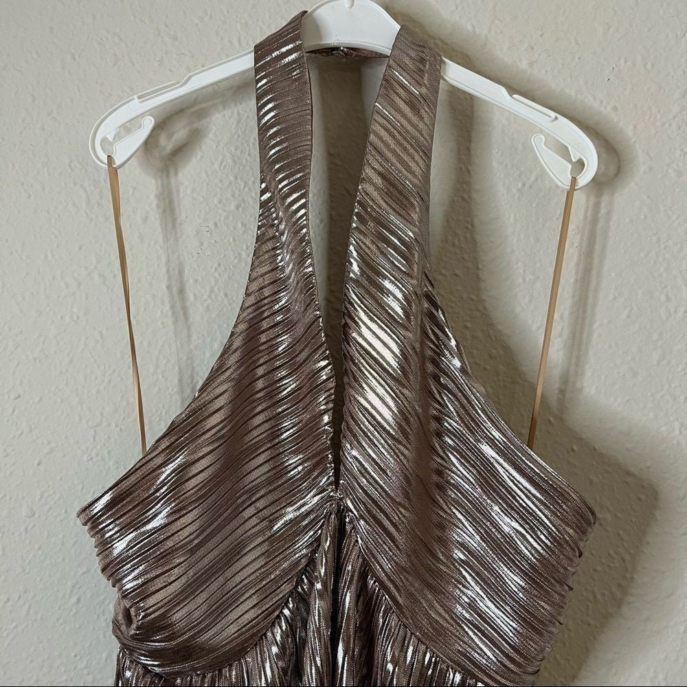 Anthropologie Monte Shimmer V-Neck Tank Top NEW Size Large