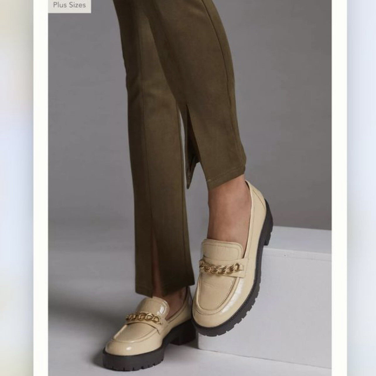 Anthropologie Avec Les Filles Slit-Front Sueded Moss Leggings Pants NEW Size XS