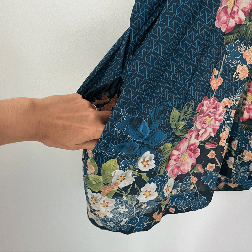 Johnny Was Cardi Timmie Print Floral Kimono Top NEW Plus Size 2X